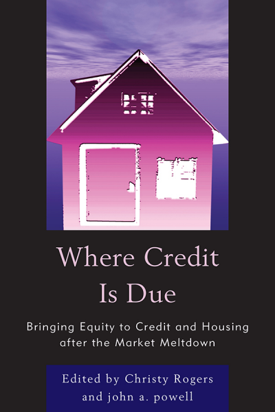 Cover des Buchs: Where Credit Is Due