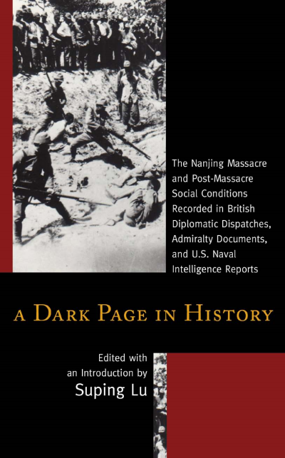 Cover of book: A Dark Page in History