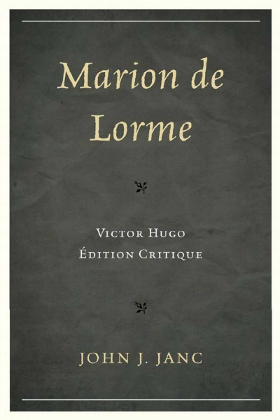 Cover des Buchs: Marion de Lorme