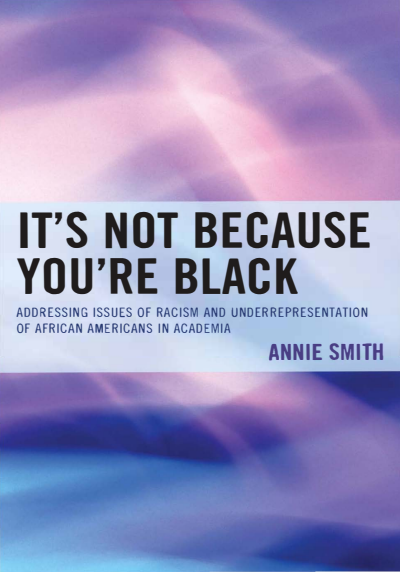 Cover of book: It's Not Because You're Black