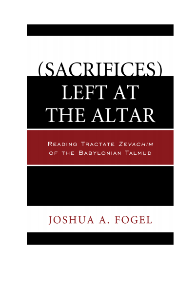 Cover des Buchs: (Sacrifices) Left at the Altar