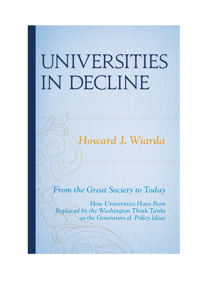Cover of book: Universities in Decline