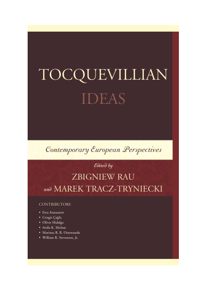 Cover of book: Tocquevillian Ideas