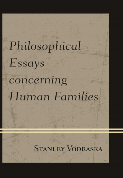 Cover of book: Philosophical Essays Concerning Human Families