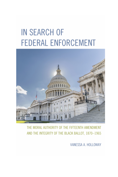Cover of book: In Search of Federal Enforcement