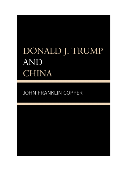 Cover des Buchs: Donald J. Trump and China