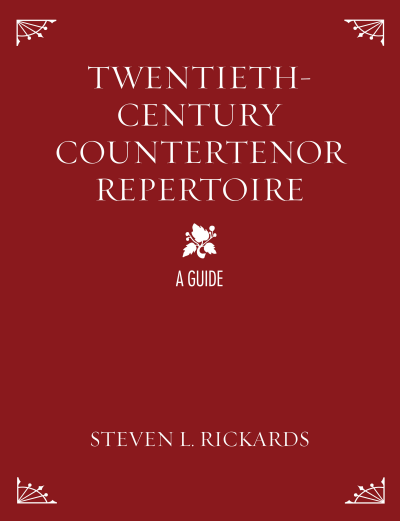 Cover des Buchs: Twentieth-Century Countertenor Repertoire