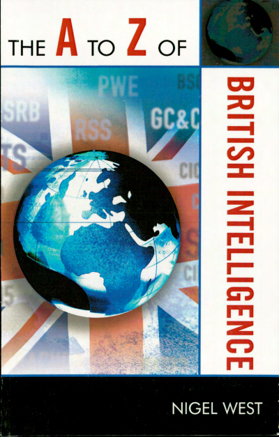 Cover of book: The a to Z of British Intelligence