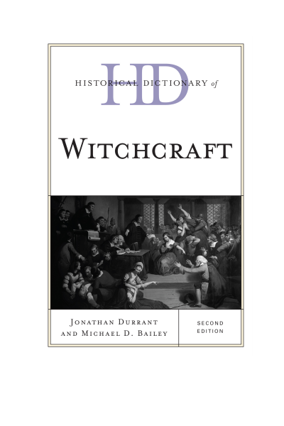 Cover des Buchs: Historical Dictionary of Witchcraft