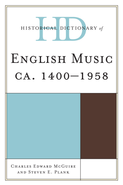Cover of book: Historical Dictionary of English Music