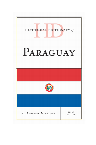 Cover of book: Historical Dictionary of Paraguay