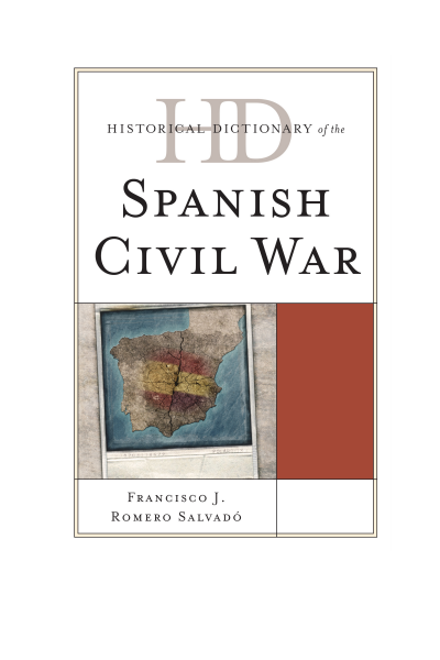 Cover of book: Historical Dictionary of the Spanish Civil War