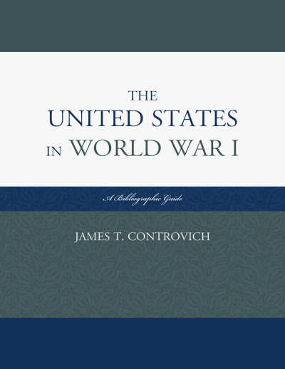 Cover of book: The United States in World War I