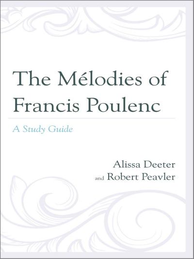 Cover of book: The Mélodies of Francis Poulenc