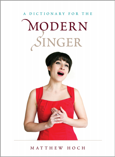 Cover of book: A Dictionary for the Modern Singer