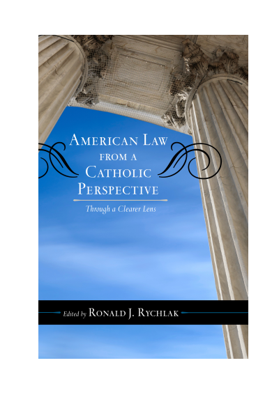 Cover des Buchs: American Law from a Catholic Perspective