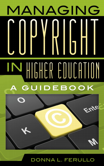 Cover des Buchs: Managing Copyright in Higher Education