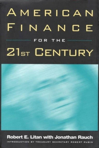 Cover des Buchs: American Finance for the 21st Century