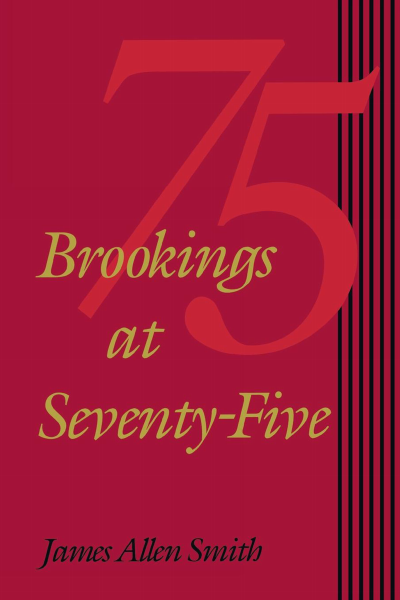 Cover des Buchs: Brookings at Seventy-Five