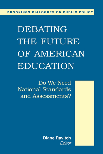 Cover of book: Debating the Future of American Education