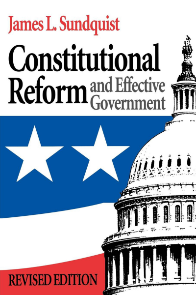 Cover des Buchs: Constitutional Reform and Effective Government