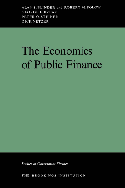 Cover des Buchs: The Economics of Public Finance