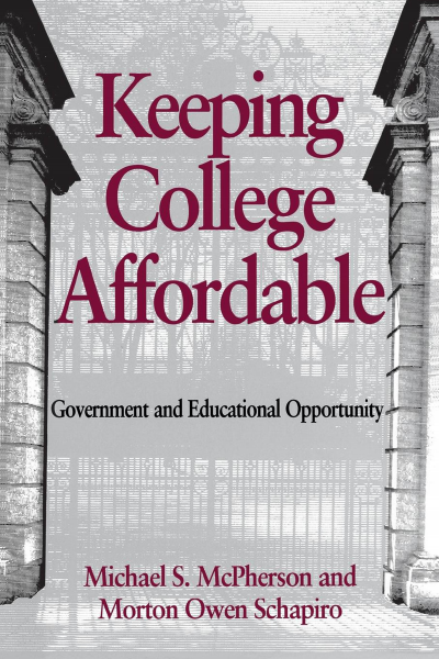 Cover des Buchs: Keeping College Affordable
