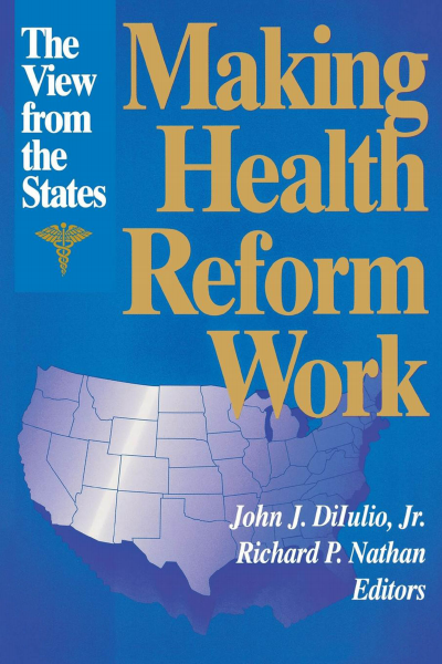 Cover des Buchs: Making Health Reform Work