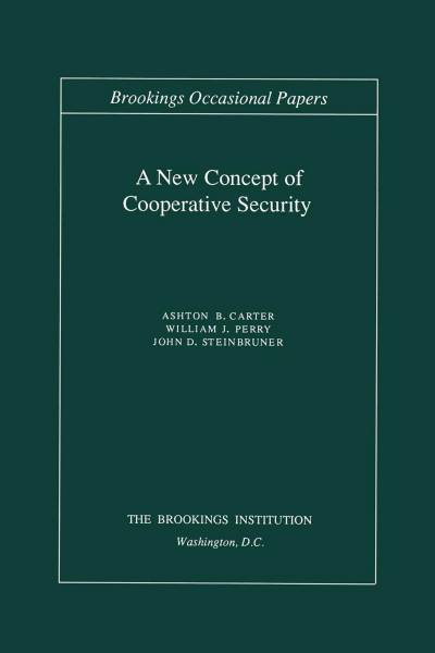 Cover des Buchs: A New Concept of Cooperative Security