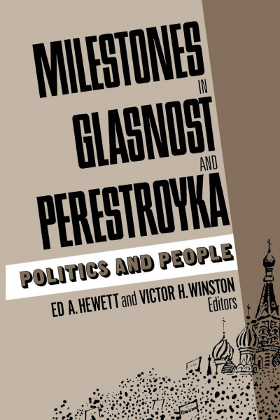 Cover des Buchs: Milestones in Glasnost and Perestroyka