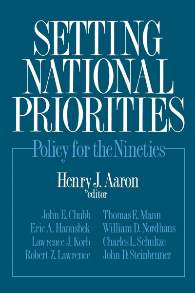 Cover des Buchs: Setting National Priorities