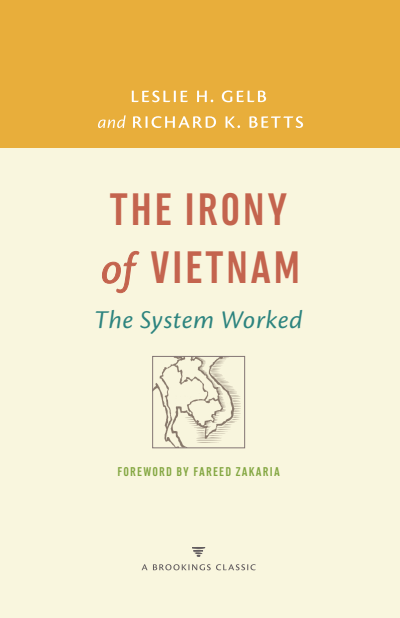 Cover of book: The Irony of Vietnam