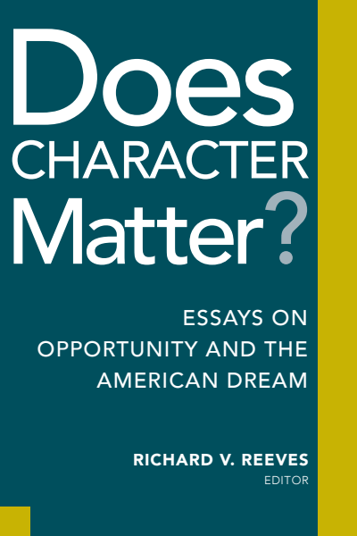 Cover of book: Does Character Matter?