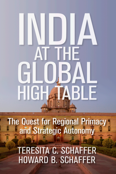 Cover des Buchs: India at the Global High Table