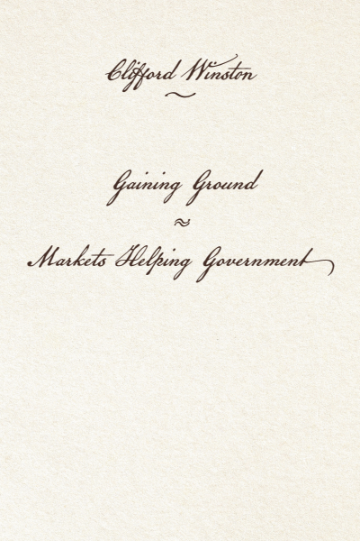 Cover des Buchs: Gaining Ground