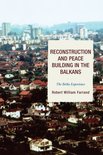 Cover of book: Reconstruction and Peace Building in the Balkans