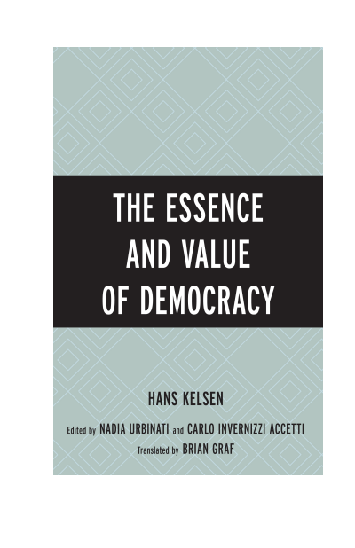 Cover of book: The Essence and Value of Democracy