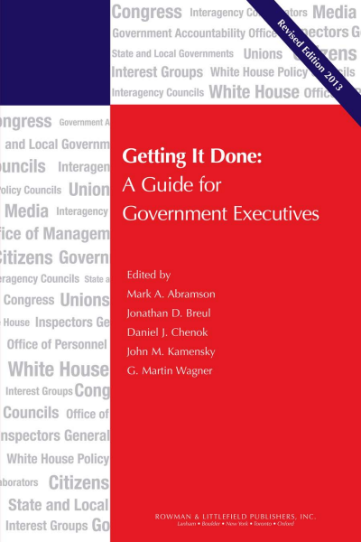 Cover of book: Getting It Done