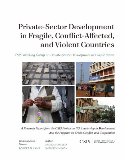 Cover des Buchs: Private-Sector Development in Fragile, Conflict-Affected, and Violent Countries