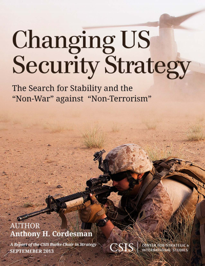 Cover of book: Changing US Security Strategy