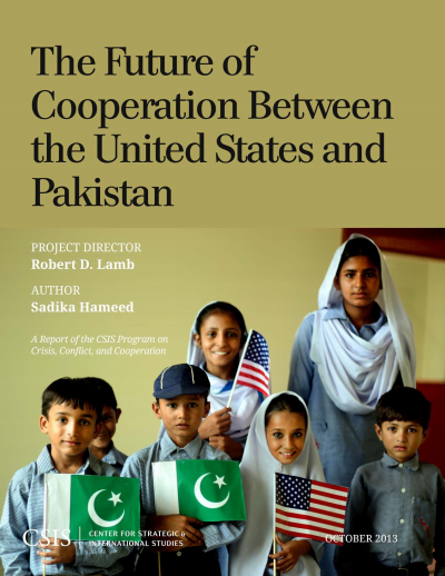 Cover of book: The Future of Cooperation Between the United States and Pakistan