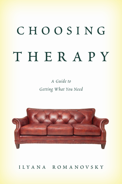Cover of book: Choosing Therapy