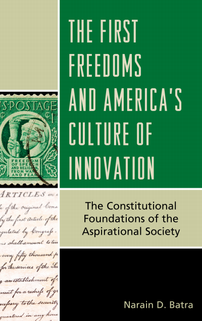 Cover des Buchs: The First Freedoms and America's Culture of Innovation