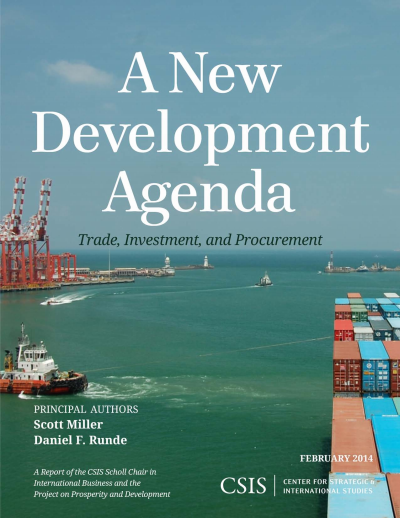 Cover of book: A New Development Agenda