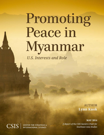 Cover of book: Promoting Peace in Myanmar