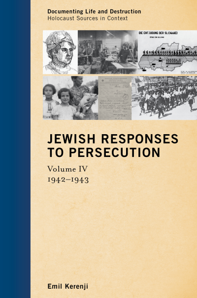 Cover of book: Jewish Responses to Persecution