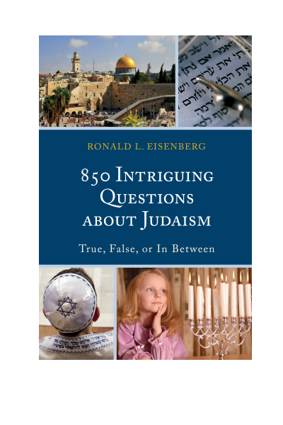 Cover des Buchs: 850 Intriguing Questions about Judaism