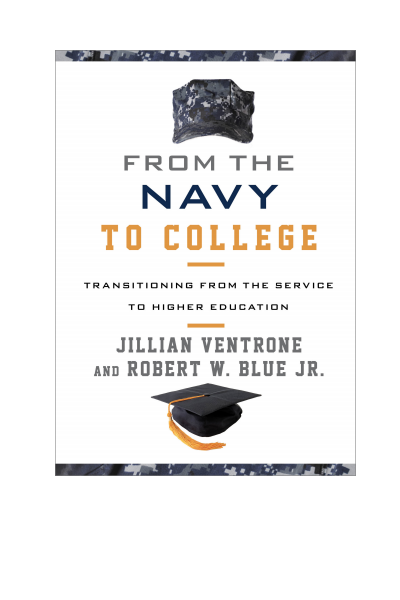 Cover of book: From the Navy to College