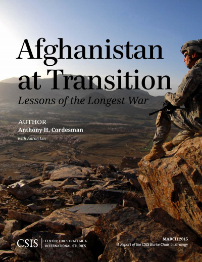 Cover of book: Afghanistan at Transition