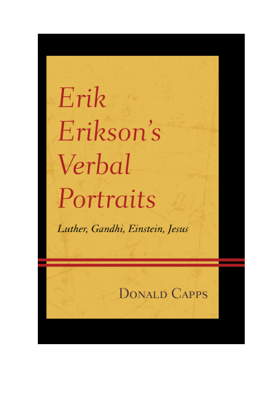 Cover of book: Erik Erikson’s Verbal Portraits